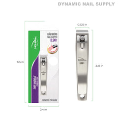 B901 - Professional Nail Clippers Straight Blade Large Stainless Steel - Remove Thick Acrylic Nails, Trimming and Creating Straight Nails