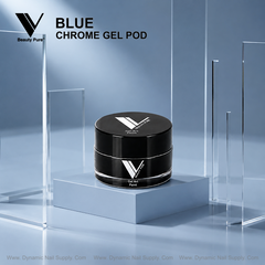 Blue - V Beauty Pure Chrome Gel Pod by Dynamic Nail Supply Official Distributor