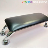 (Black) Microfiber Leather Armrest with Cushion Pillow for Pedicure Manicure (Reposabrazos Para Manicura)