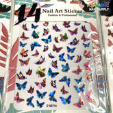 Butterfly stickers for nails art design - 14