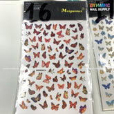 Butterfly stickers for nails art design - 16