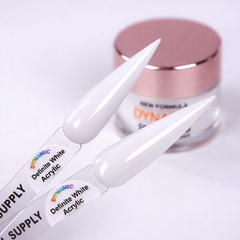 Definite White Acrylic Powder - Classic White for Perfect French Nails