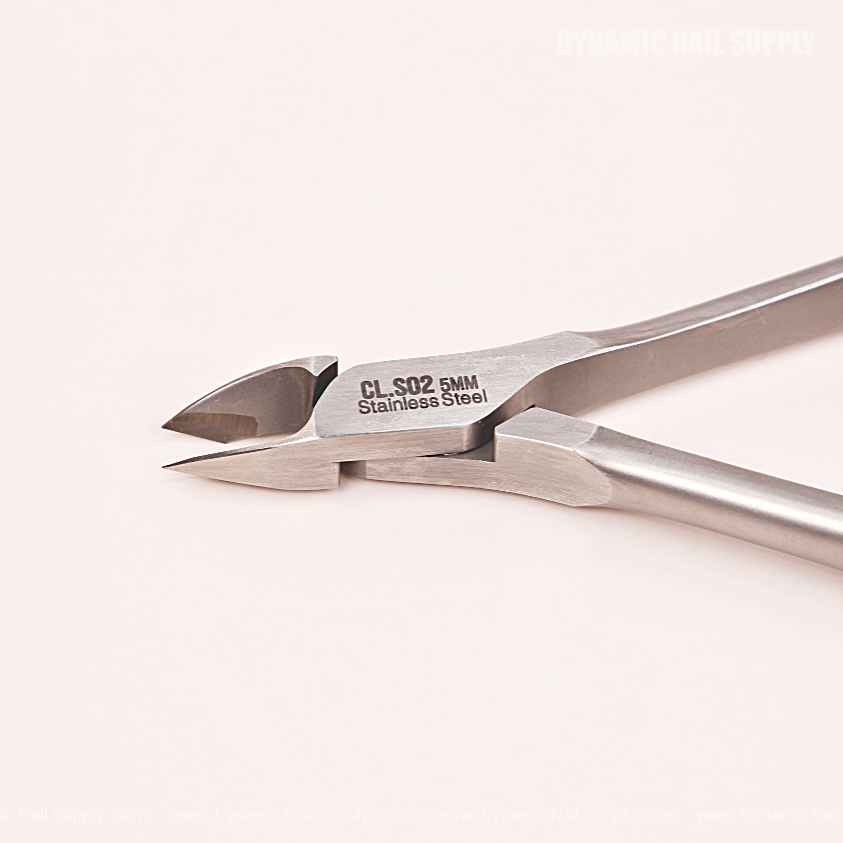 CL.S02 5MM - Professional Cuticle Nippers Spiral Springs Stainless Steel