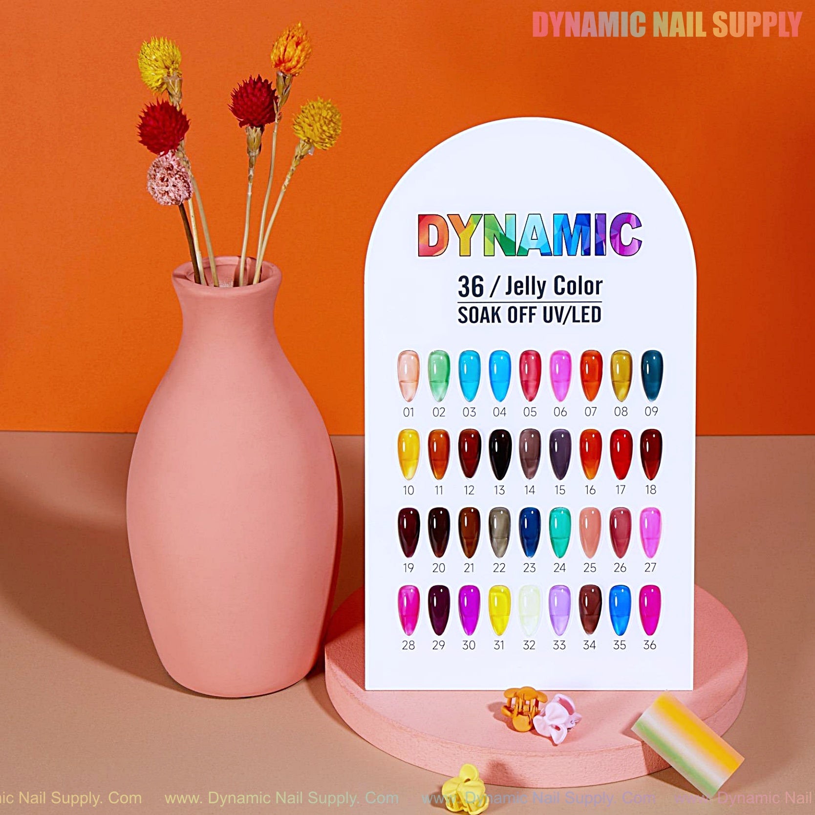 Crystal Gel Polish - Jelly Color Collection (36 sheer colors)