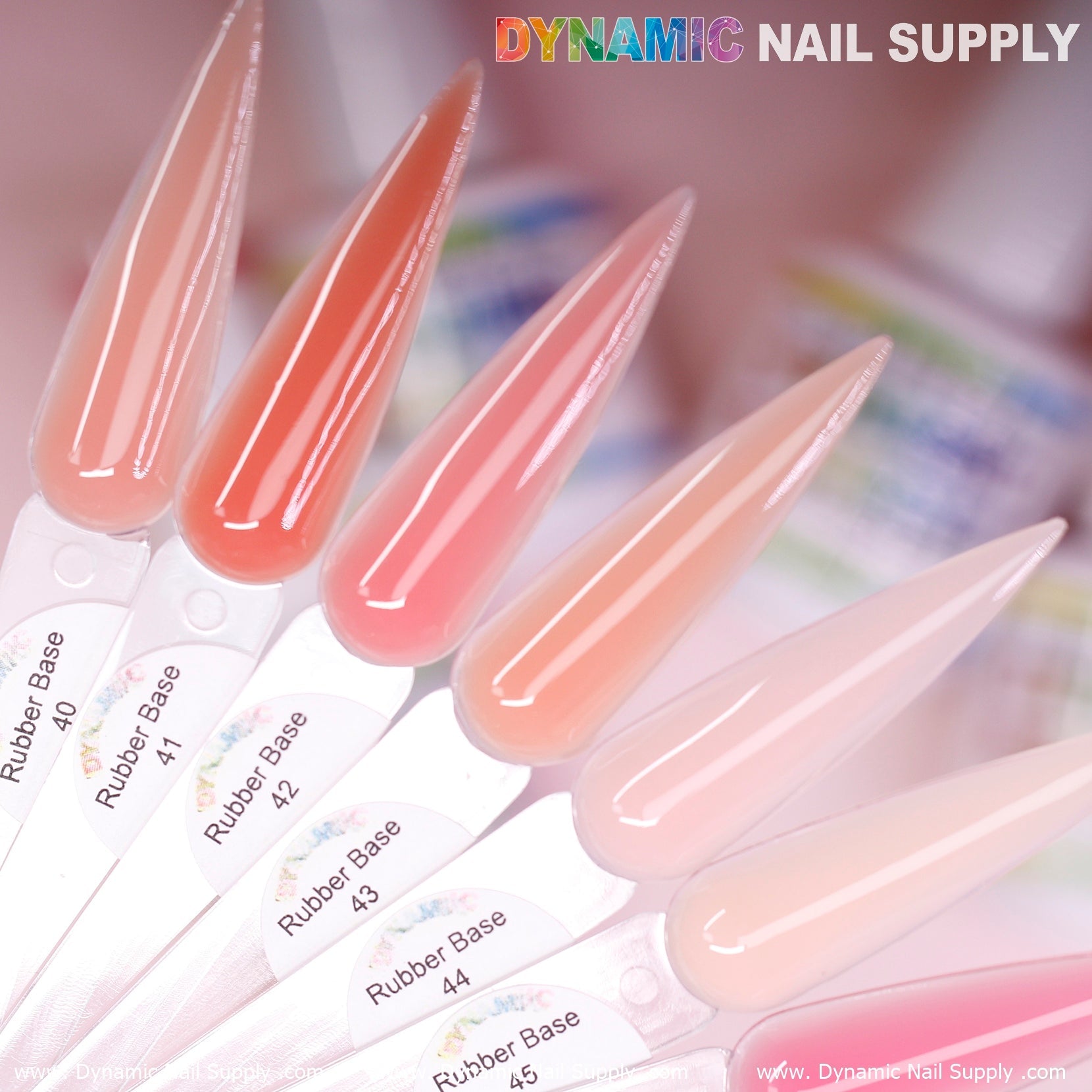 (BIAB) Rubber Base gel (Builder Gel in a Bottle) Number 40 to 48 collection