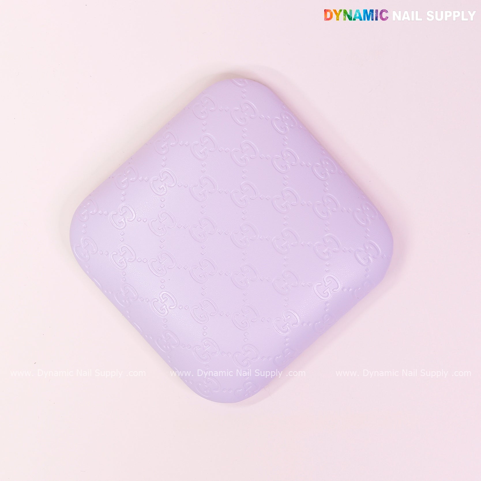 (Violet GC Engrave) Leather Elbow Cushion Pad Arm Rest Support for Manicure or Pedicure