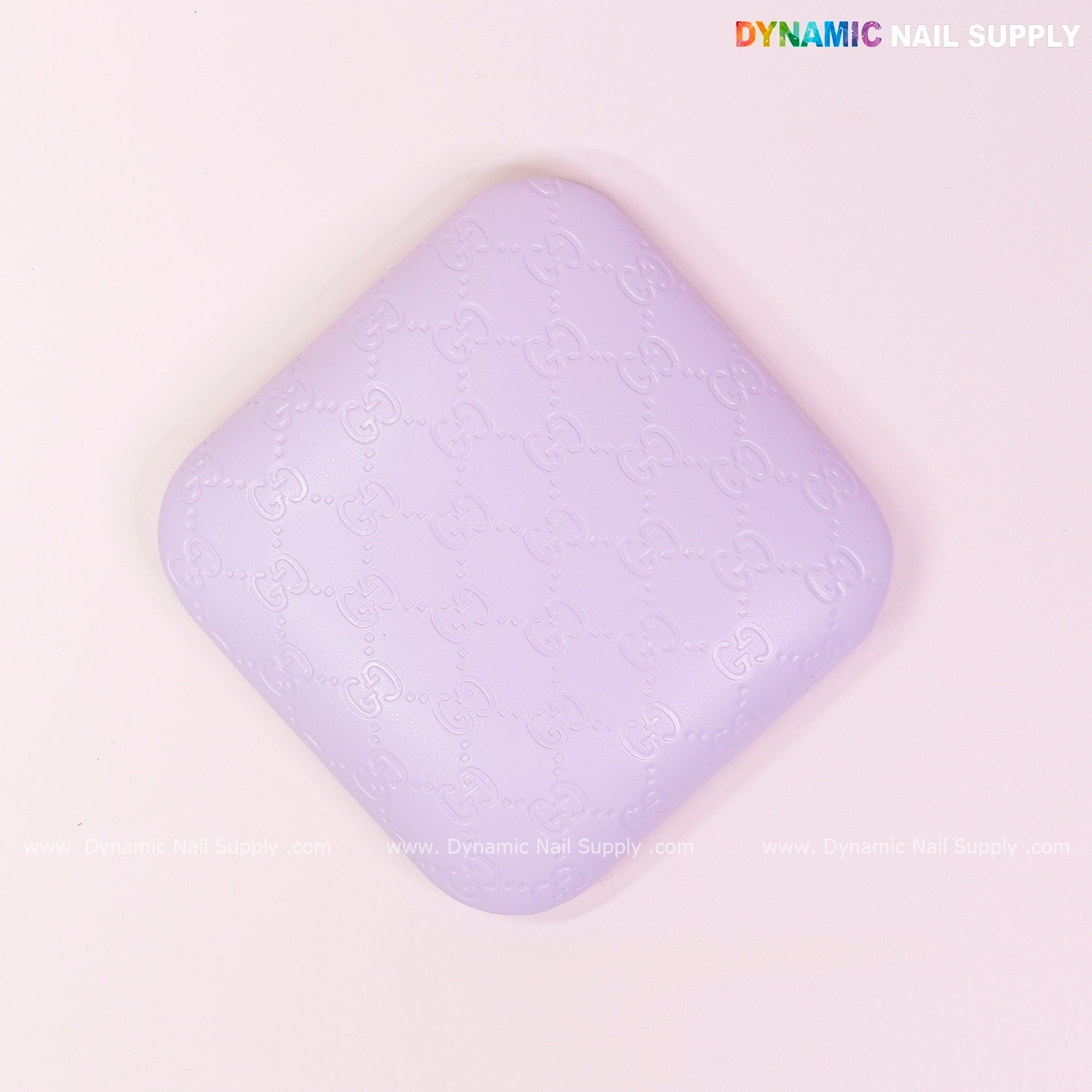 (Violet GC Engrave) Leather Elbow Cushion Pad Arm Rest Support for Manicure or Pedicure