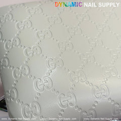(Full-grain Small GC logo) Leather Armrest with Cushion Pillow for Pedicure Manicure (Reposabrazos Para Manicura)