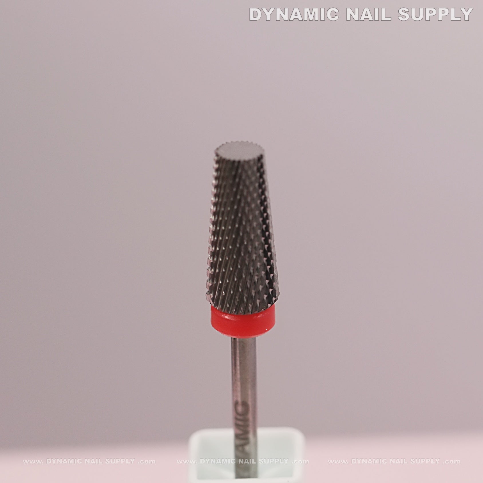 5-in-1 Fine Silver Tapered Flat-Top Carbide Nail Drill Bit - Sealing Cuticle and Smooth Out Acrylic