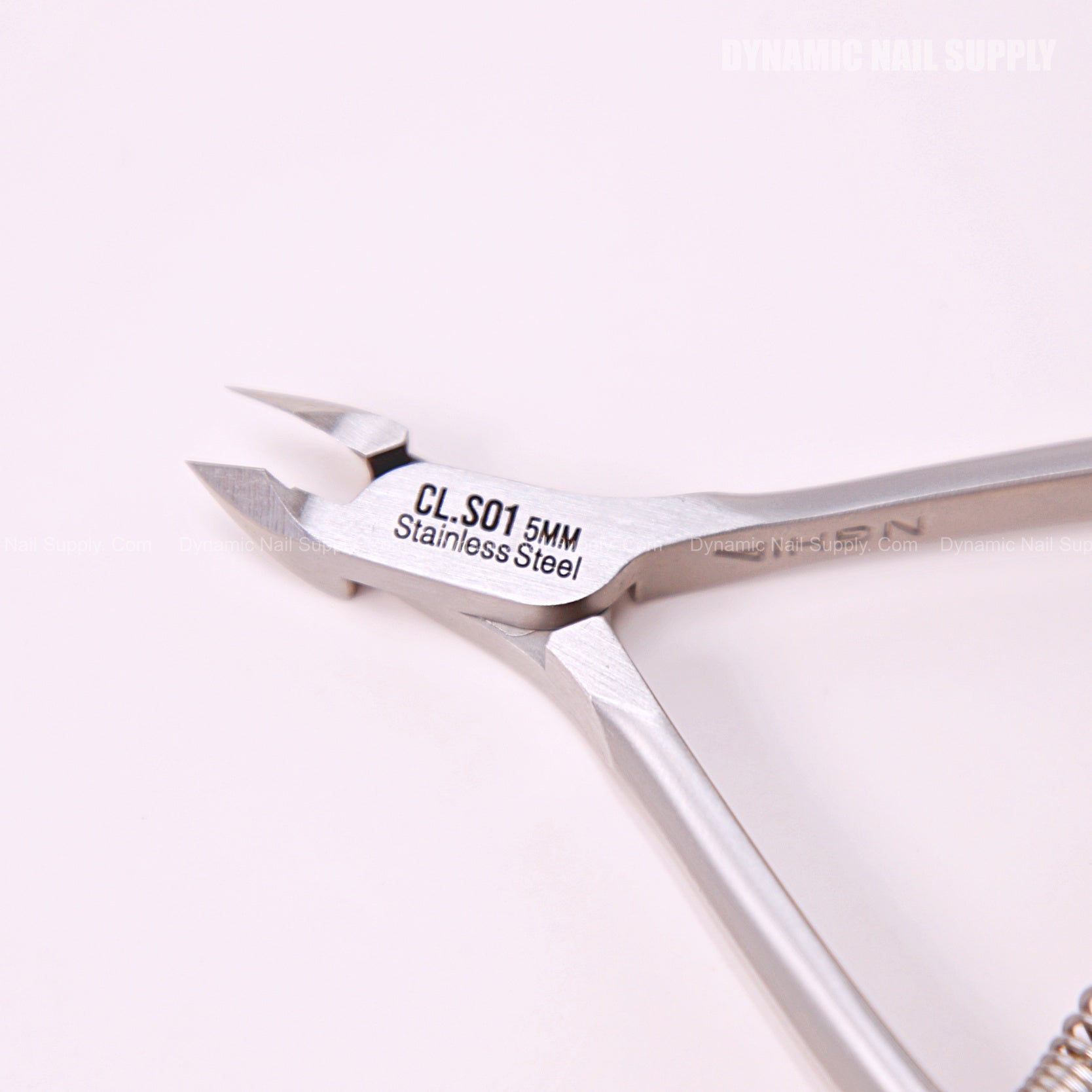CL.S01 5MM - Professional Cuticle Nippers Spiral Springs Stainless Steel