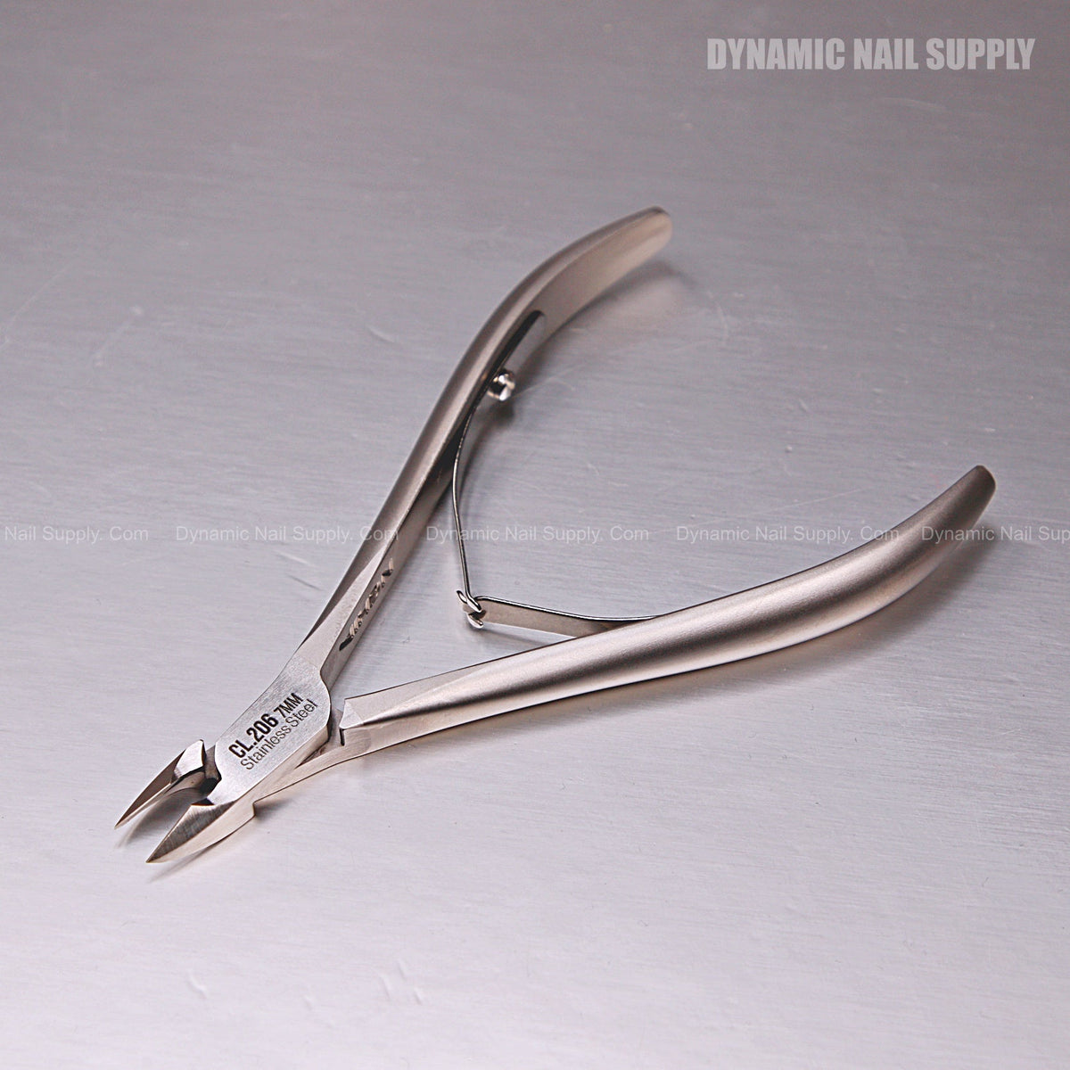 CL.206 7MM - Professional Cuticle Nippers Double Springs Stainless Steel