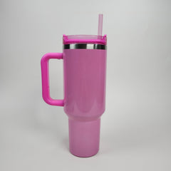 (Light Pink) Stainless Steel Tumbler (40oz)