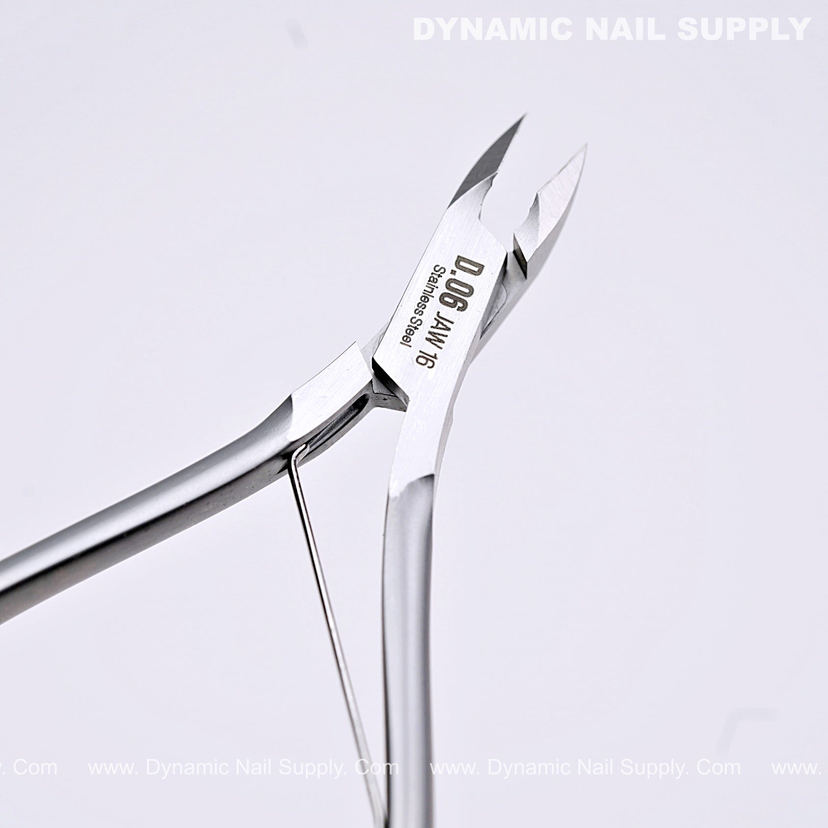 D06 - Jaw 16 - Professional Nail Nippers 鈥?Full Jaw Sharp Cuticle Cutter for Salon or Home Use