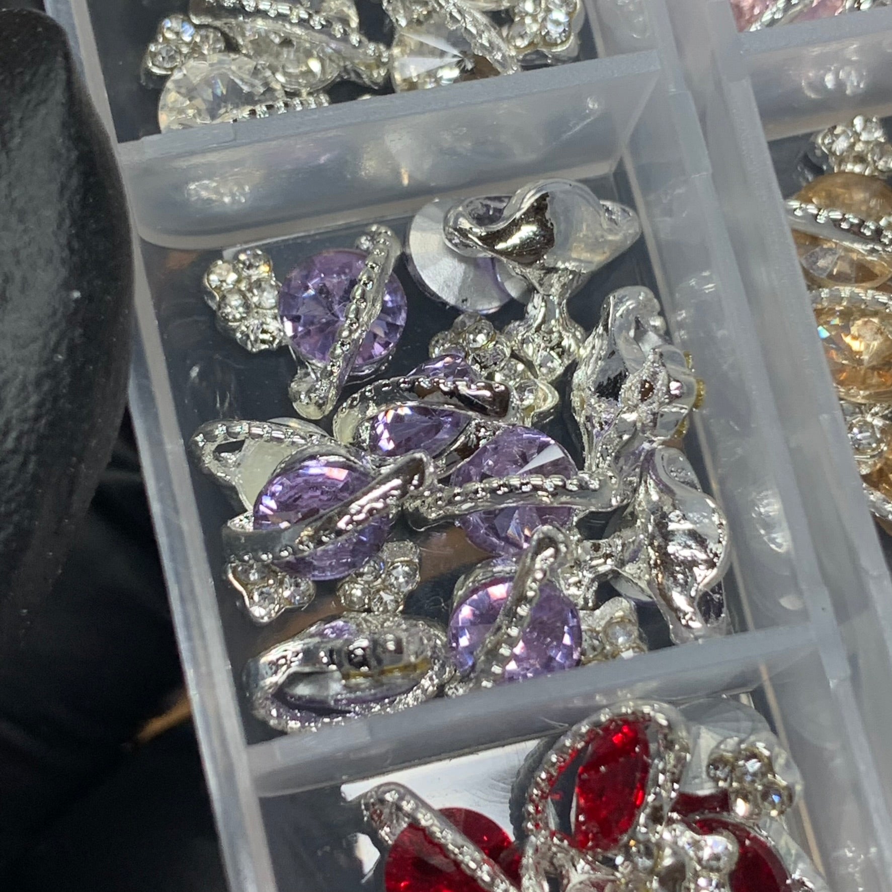 60 pcs Planet Charm for Nails art designer (Trending Global shape charms)