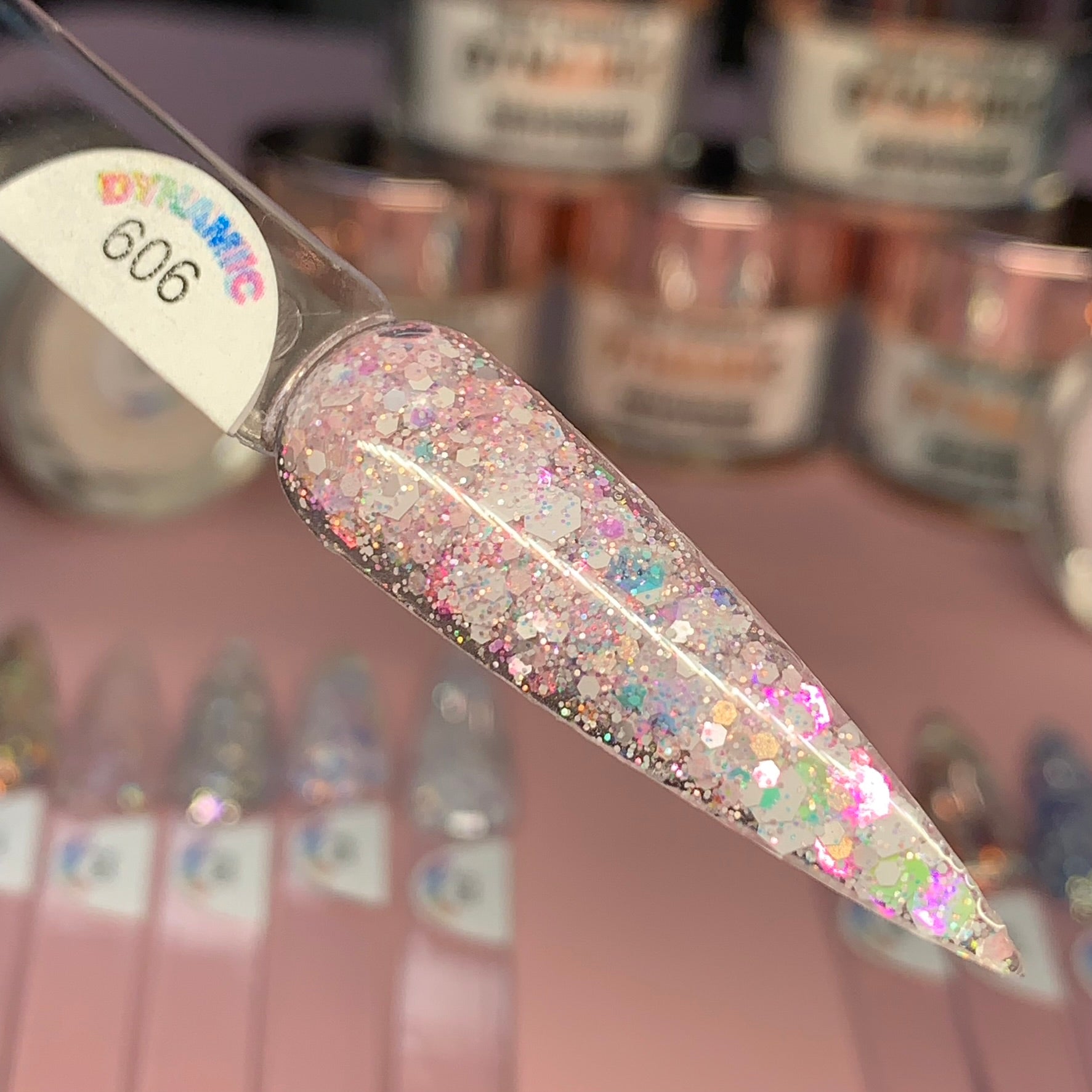 "Everything Sparkle" Acrylic Powder Collection (Valentine's Colors) All Glitter Acrylics