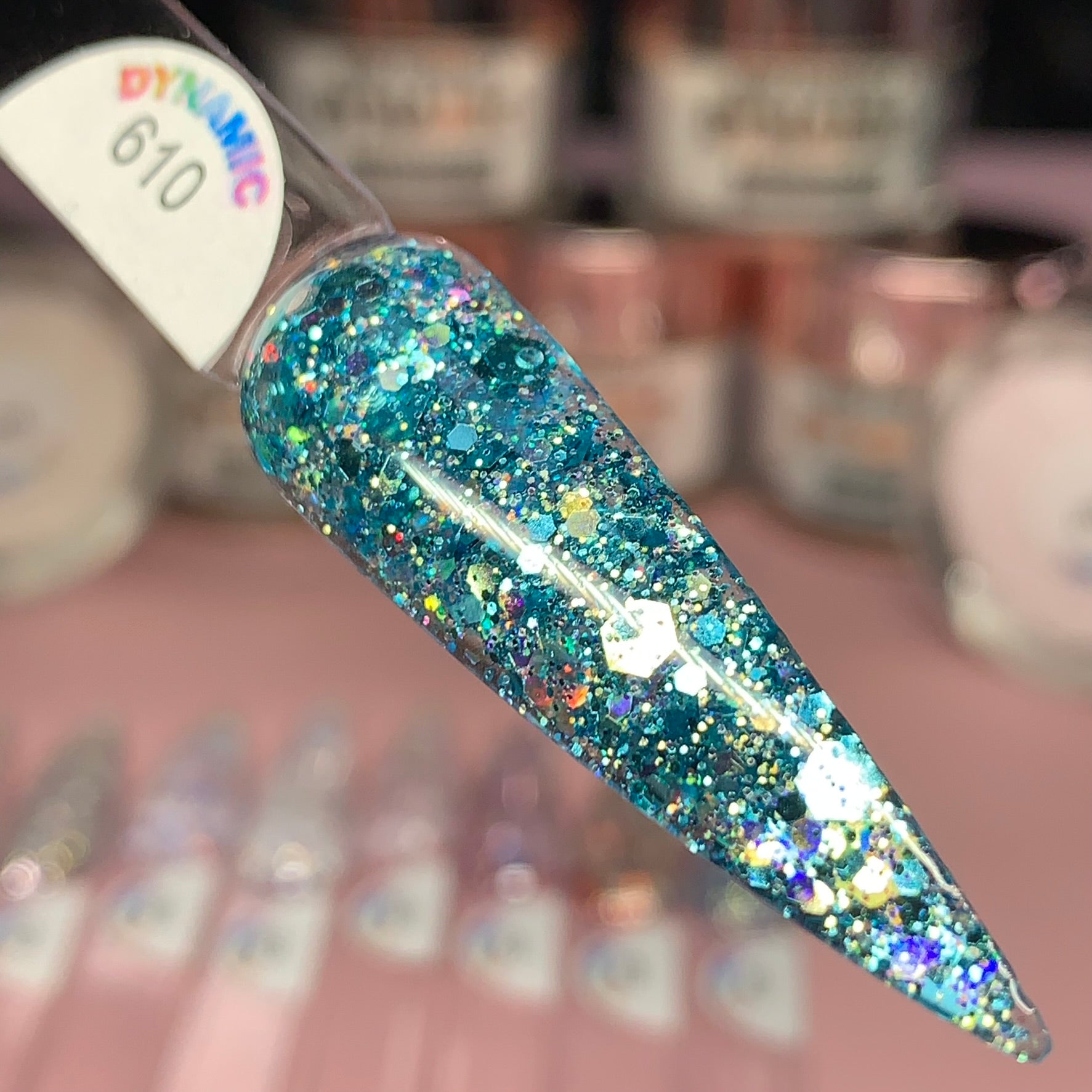 "Everything Sparkle" Acrylic Powder Collection (Valentine's Colors) All Glitter Acrylics