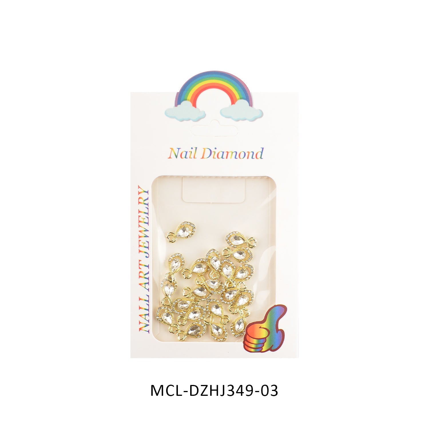 20 pcs / 1 bag of Unique shape Charms for Nails Art Design