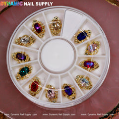 12 pcs Luxury Nail Charms ( Jewelry style)