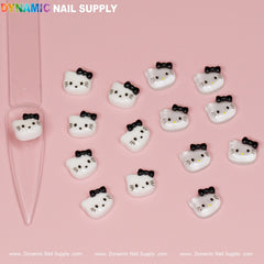 15 pcs Hell0 Kitty Design Nail Charms