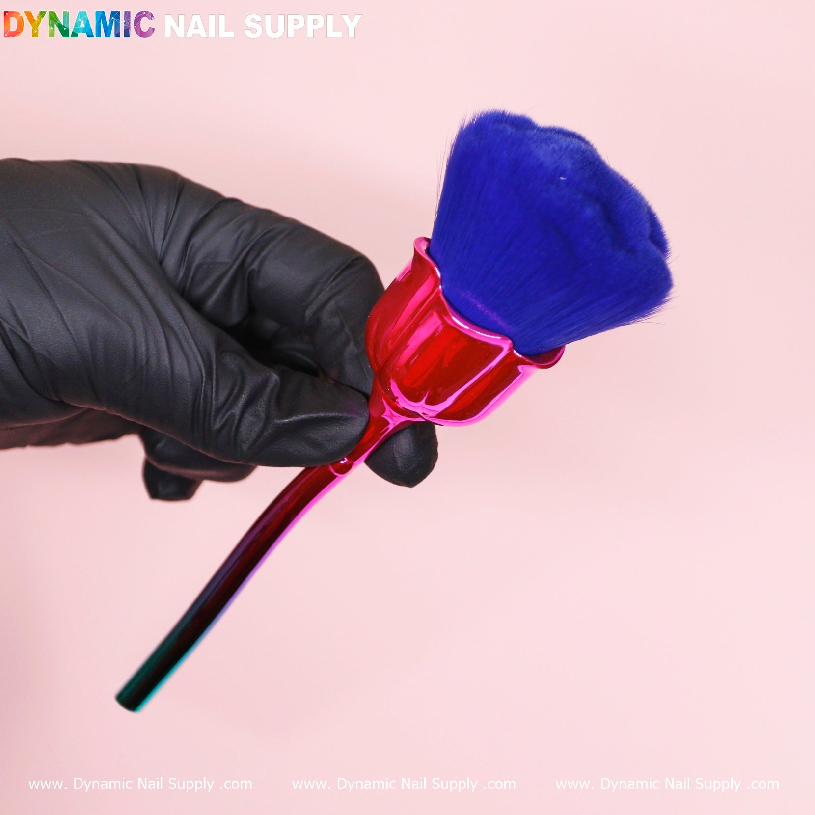 Dust Brush (Cosmetic-grade Duster) - Royal Blue Rose style