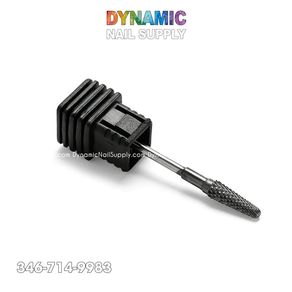 Black Ninja Nail Drill - Black Titanium Coated Carbide for Electric Nail Drill Machine Accessories