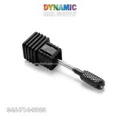 Black Ninja Nail Drill - Black Titanium Coated Carbide for Electric Nail Drill Machine Accessories