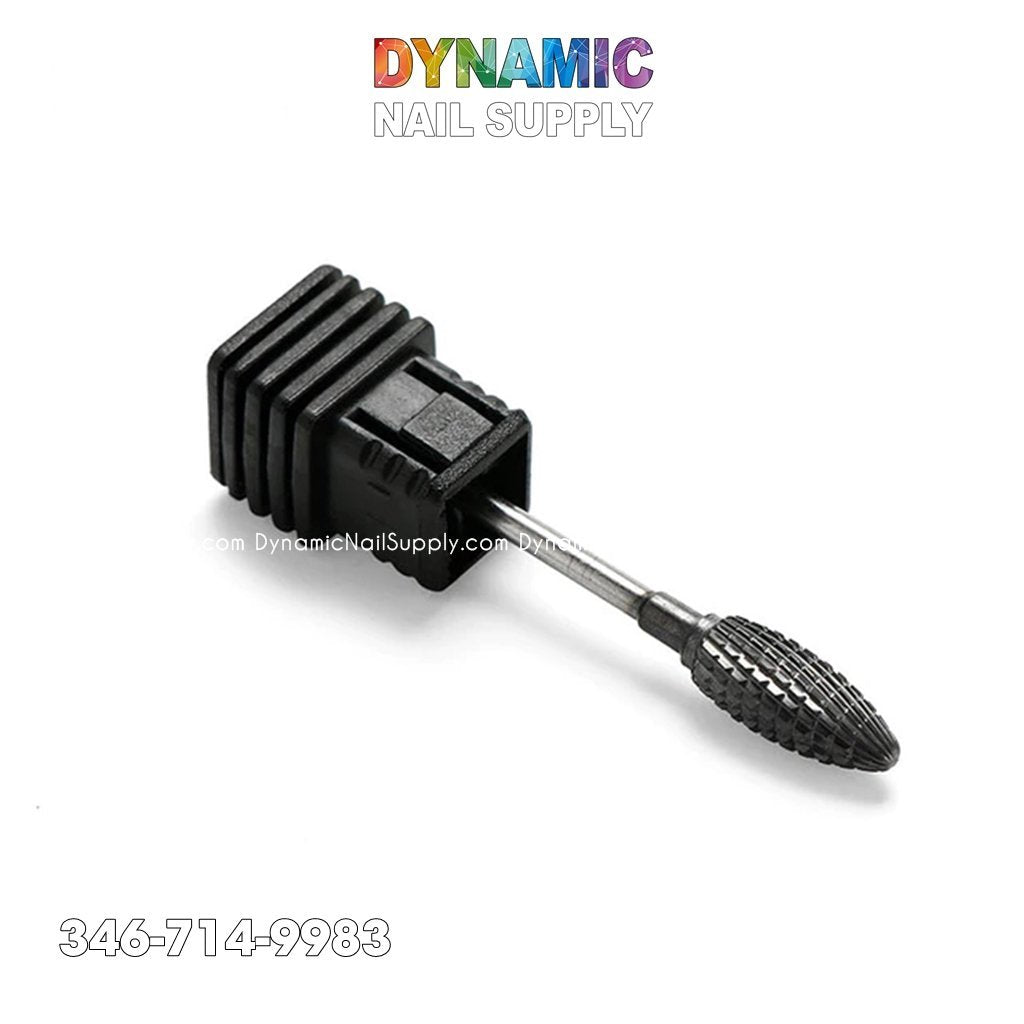 Black Ninja Nail Drill - Black Titanium Coated Carbide for Electric Nail Drill Machine Accessories