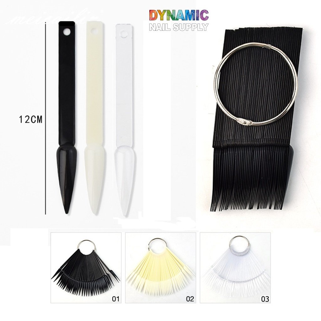 50pcs/bag Nail Tips for Colors Chart Display