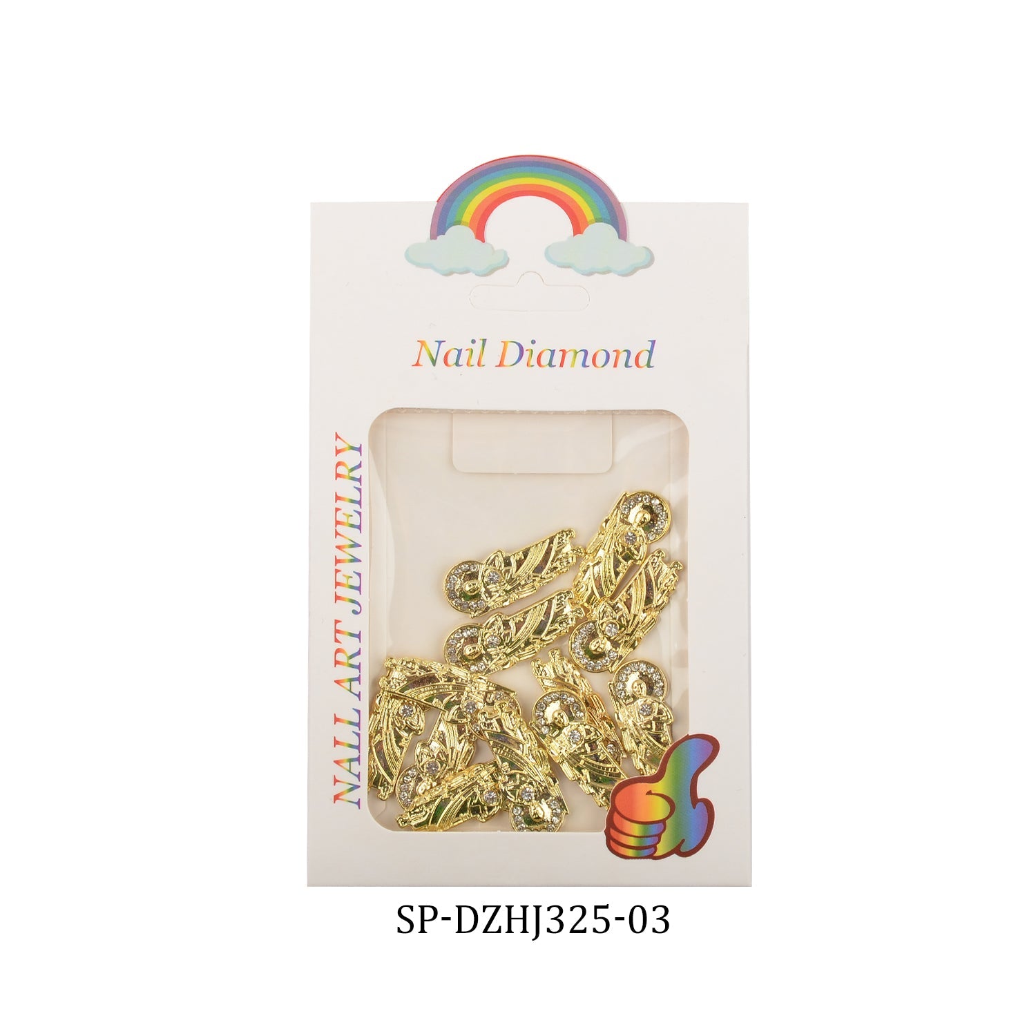 (10 pcs/ bag) Religious charms for vintage nails art design (San Judas / Virgin Mary)