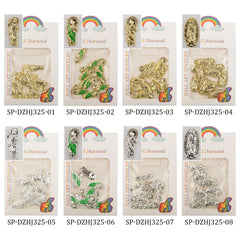 (10 pcs/ bag) Religious charms for vintage nails art design (San Judas / Virgin Mary)