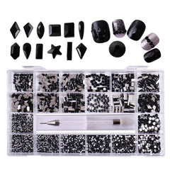 DH039 Black Rhinestone set on sales now