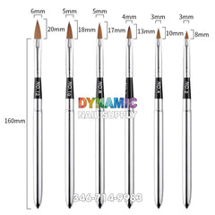 3D flowers sculpting brush set - 6 different sizes