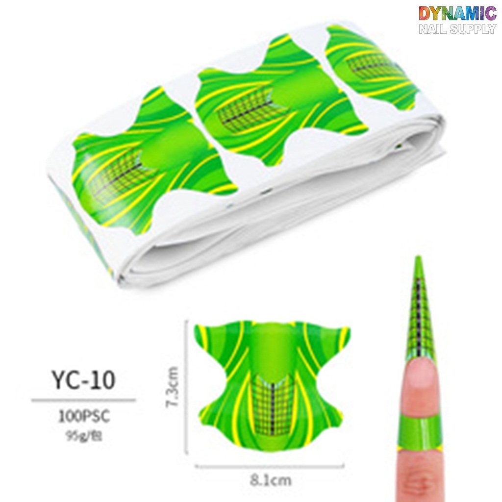 100 Pcs Nail Form / Package - Nail Tips Extension Forms
