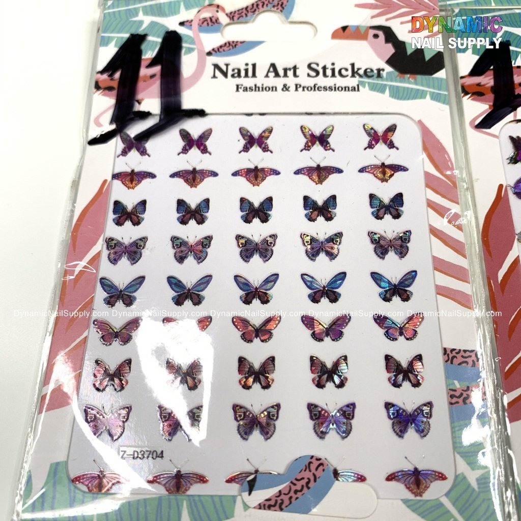 Butterfly stickers for nails art design - 11
