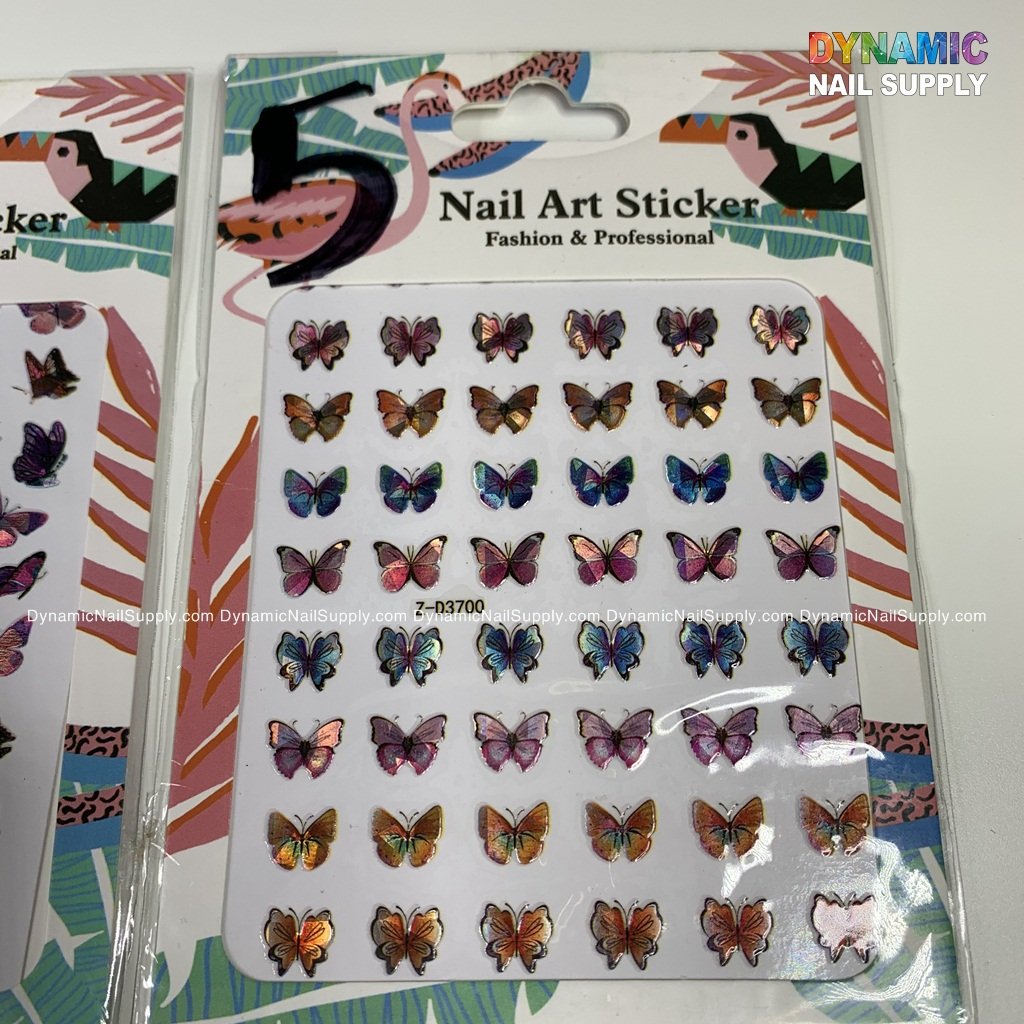 Butterfly stickers for nails art design