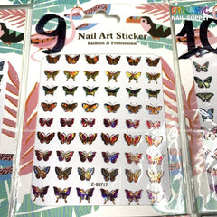Butterfly stickers for nails art design - 9