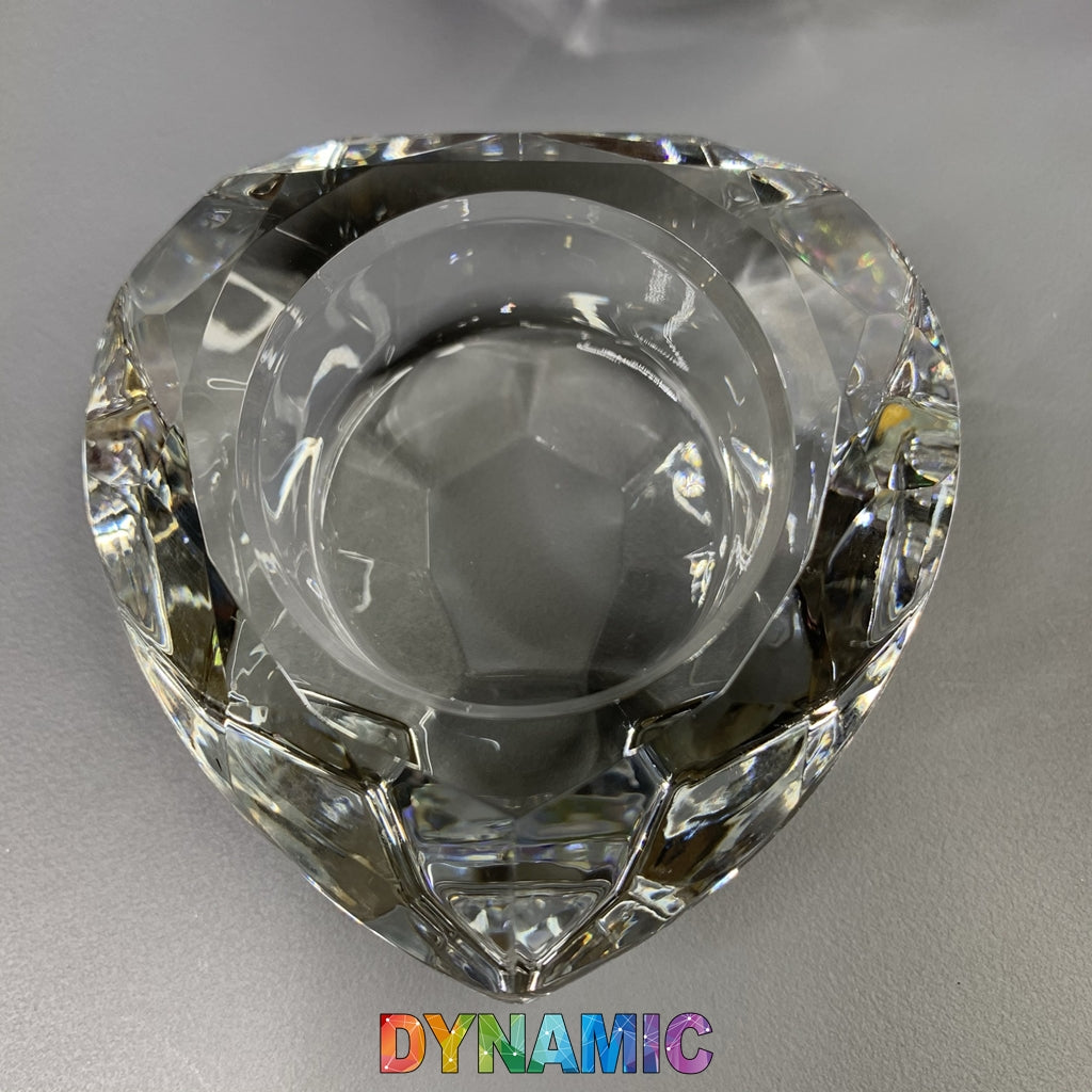 CRYSTAL DAPPEN DISH - HEXAGON - ROUND - HEART - LOTUS SHAPE