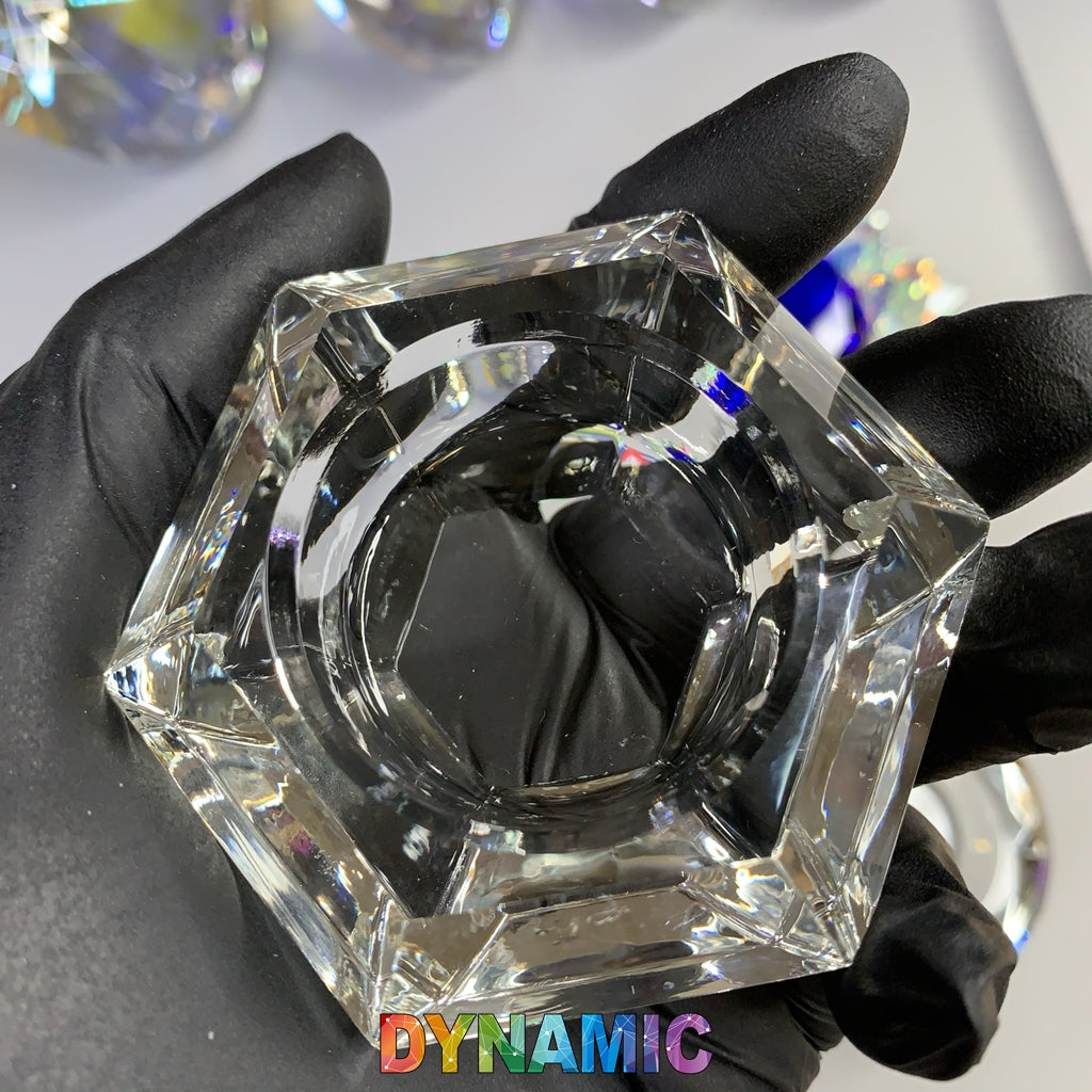 CRYSTAL DAPPEN DISH - HEXAGON - ROUND - HEART - LOTUS SHAPE