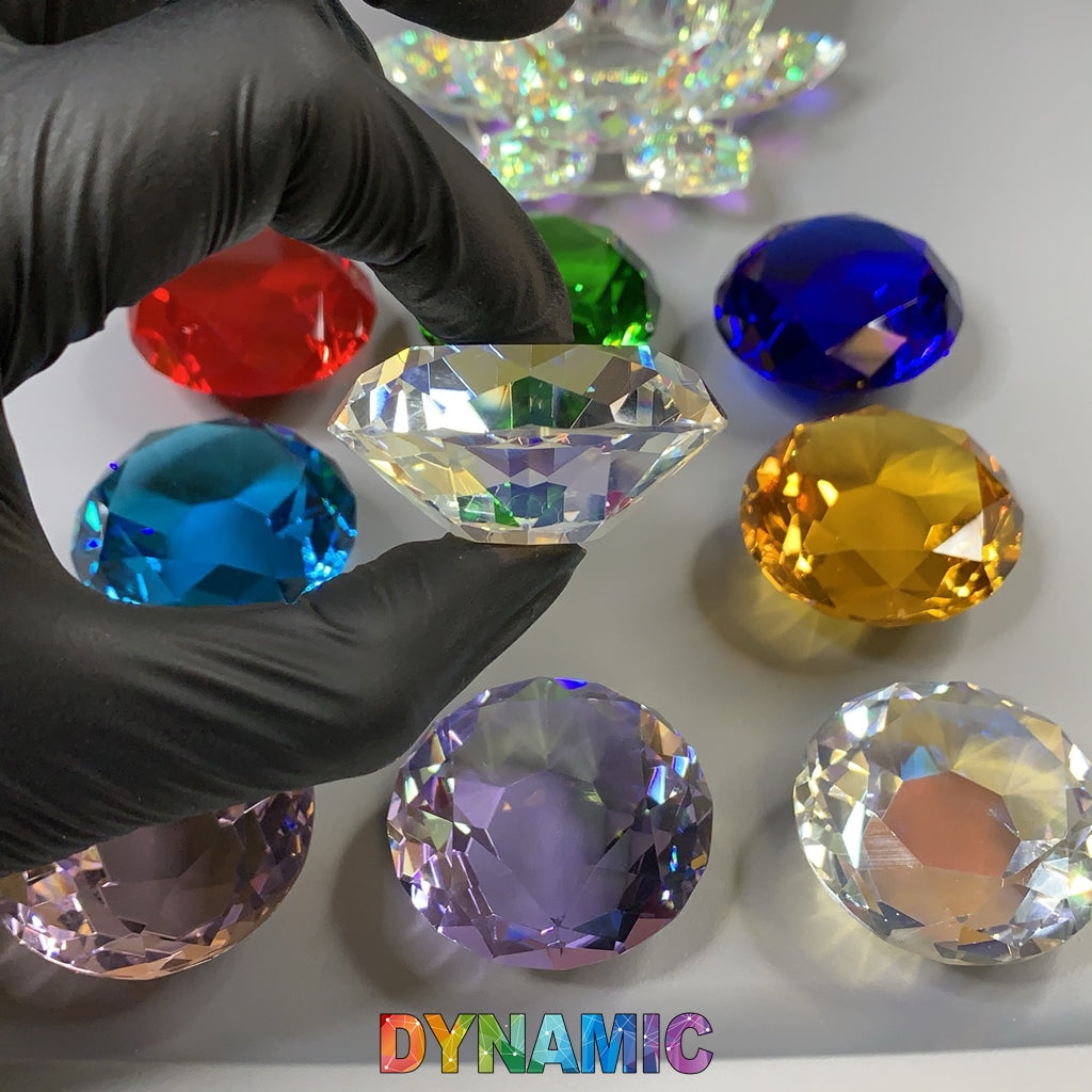 CRYSTAL DAPPEN DISH - HEXAGON - ROUND - HEART - LOTUS SHAPE