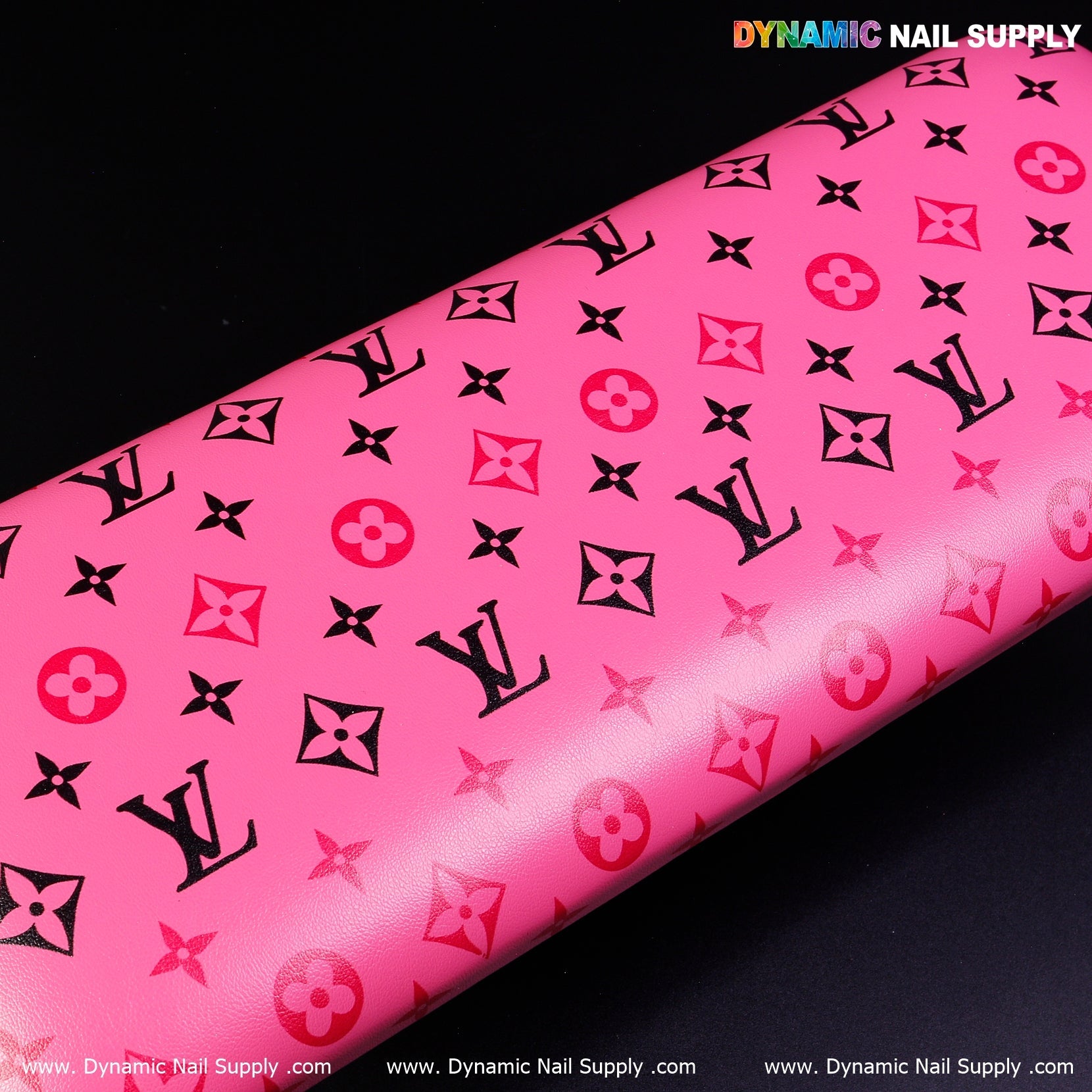 (R017 hotpink LV) Leather Armrest with Cushion Pillow for Pedicure Manicure (Reposabrazos Para Manicura)