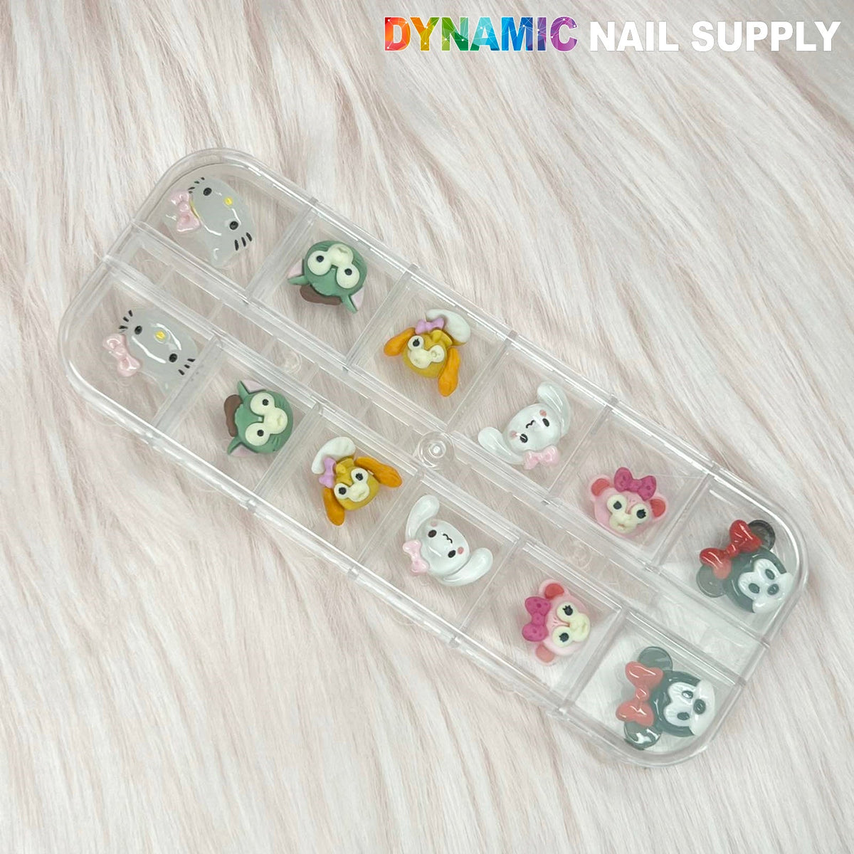 Cartoon Characters Nail Charms set 01