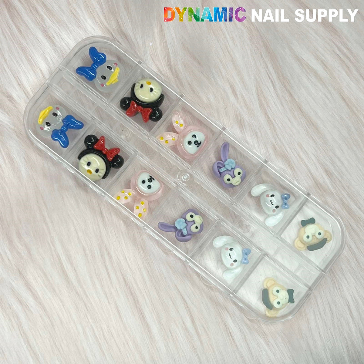 Cartoon Characters Nail Charms set 03