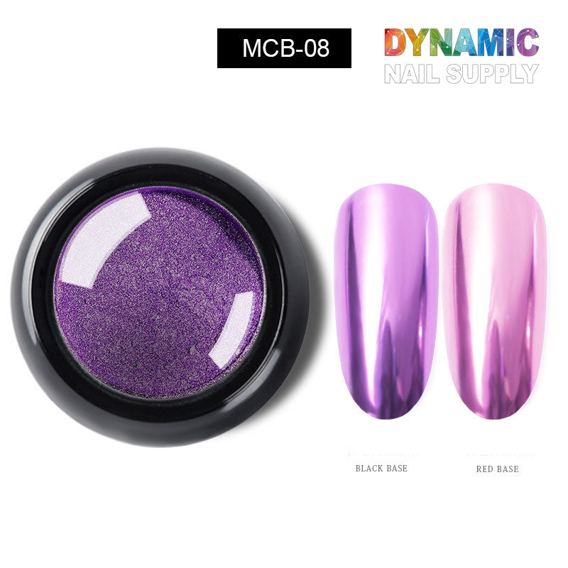Chrome Effect Nails : Metallic Chrome Pigment for Nail Design