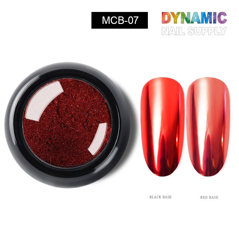 Chrome Effect Nails : Metallic Chrome Pigment for Nail Design