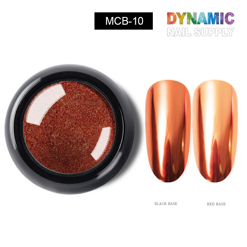 Chrome Effect Nails : Metallic Chrome Pigment for Nail Design