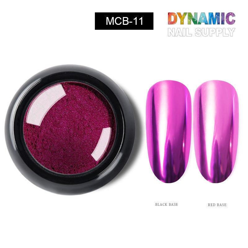 Chrome Effect Nails : Metallic Chrome Pigment for Nail Design
