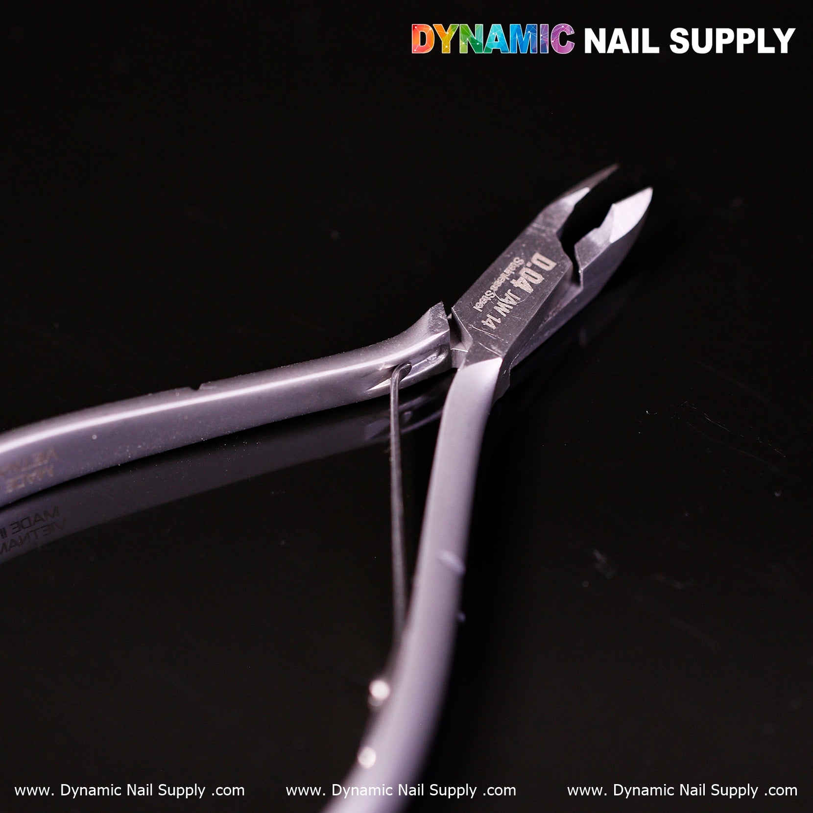 D04 - Jaw 14 - Upgraded Stainless Steel Cuticle Nippers 鈥?Ultra Sharp Dead- Skin Remover for Manicure & Pedicure