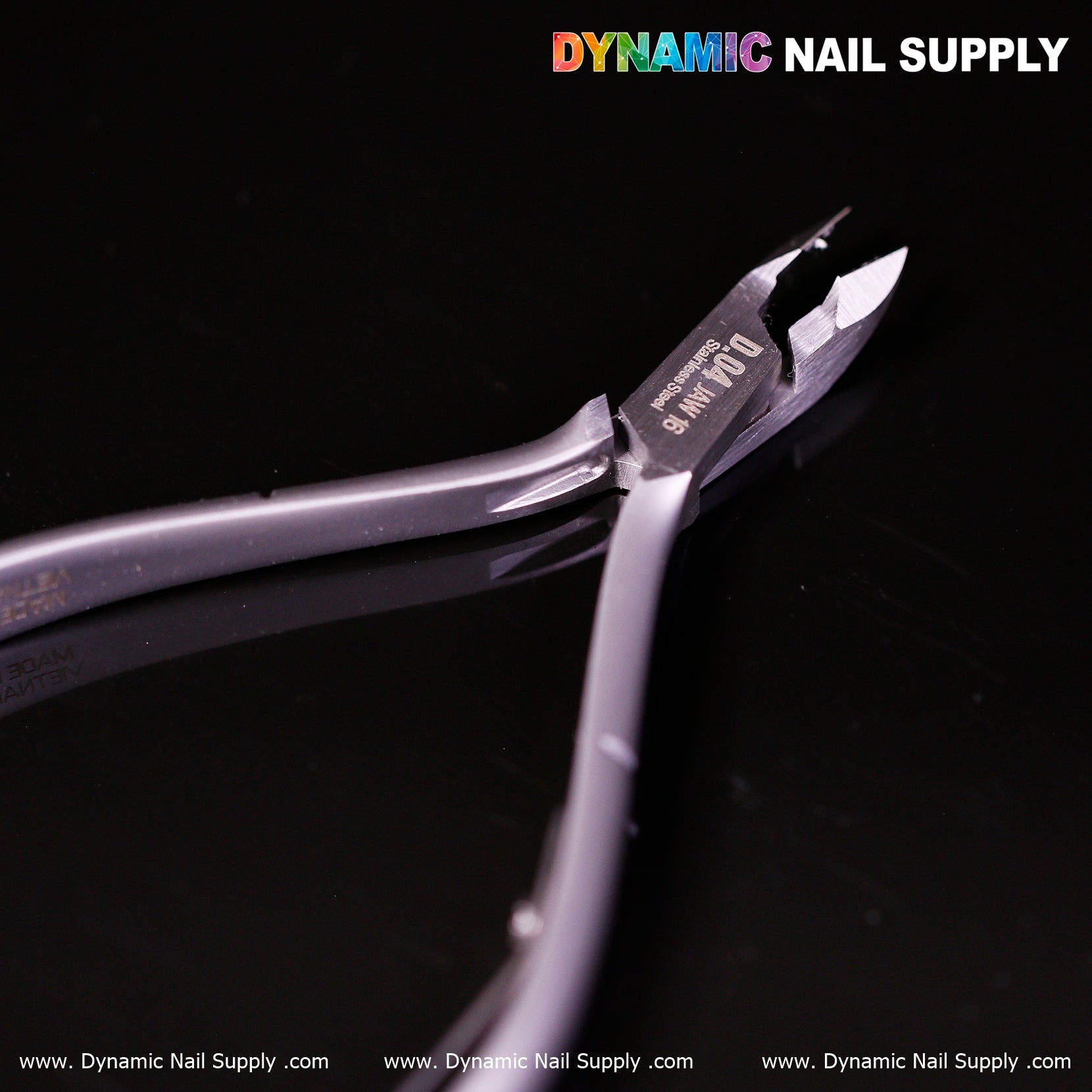 D04 - Jaw 16 - Pro Cuticle Cutter 鈥?Ergonomic Grip, Sharp Jaw for Dead Skin & Nail Care