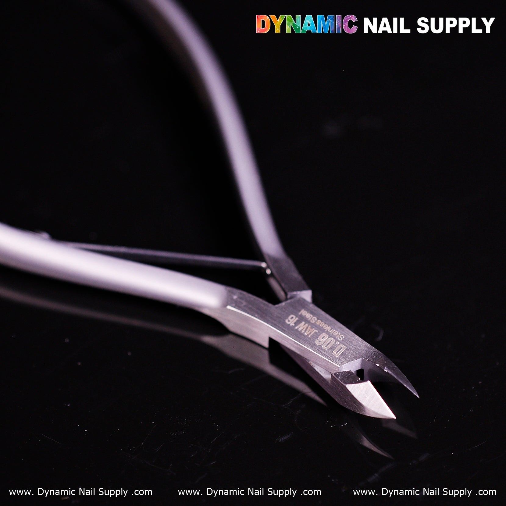 D06 - Jaw 16 - Professional Nail Nippers 鈥?Full Jaw Sharp Cuticle Cutter for Salon or Home Use