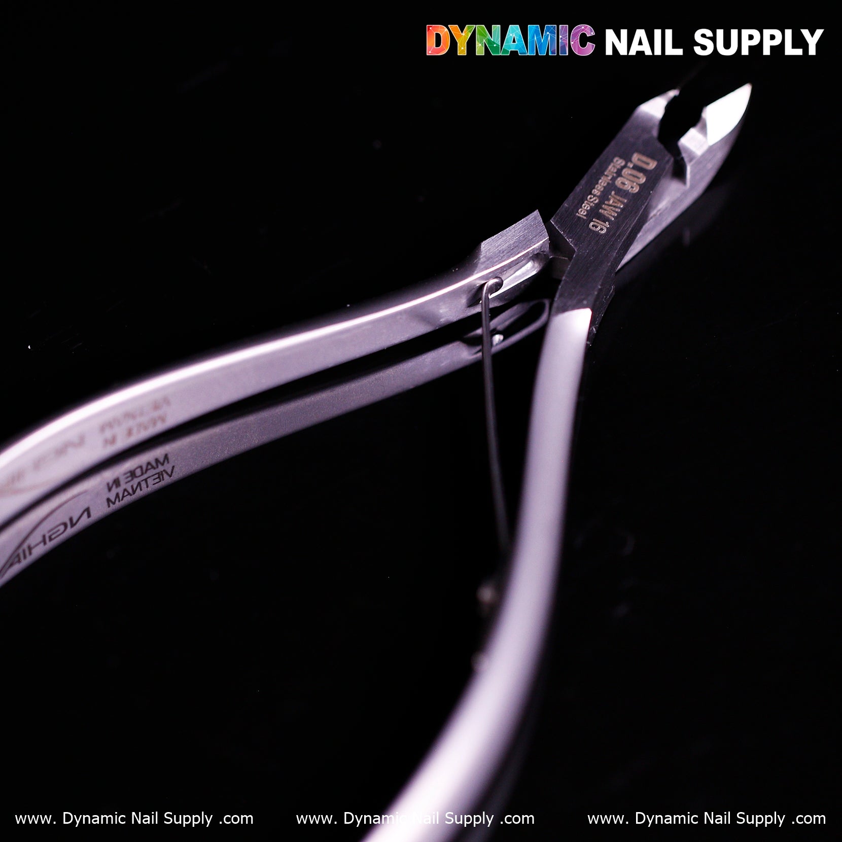 D06 - Jaw 16 - Professional Nail Nippers 鈥?Full Jaw Sharp Cuticle Cutter for Salon or Home Use